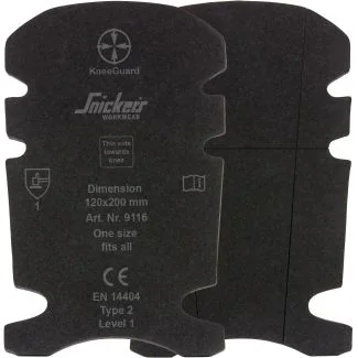 Snickers 9116 flammehæmmende knæpuder / Knæbeskytter