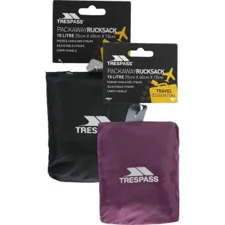 Trespass reverse - packaway rucksack 