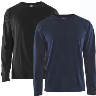 Blåkläder 3483 Brandhæmmende T-shirt lang ærme Inherent / Brandhæmmende T-shirt lang ærme Inherent