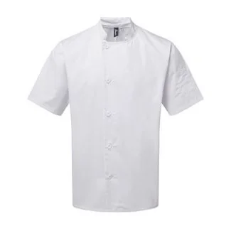 Premier Workwear PW900, Jakker Essential Short Sleeve Chef´s Jacket