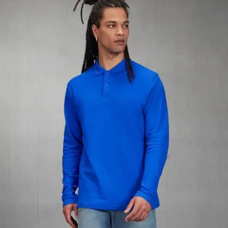 B&C ID.001 Herre Langærmet Poloshirt BCPUI12