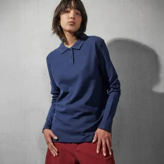 B&C ID.001 Dame Langærmet Poloshirts BCPWI13