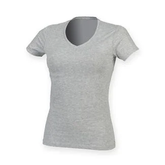 SF Women SF122, T-shirts Women´s Feel Good Stretch V-Neck T