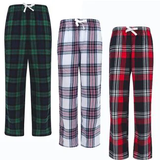 SF Minni Børne Tartan Pyjamasbukser SM83