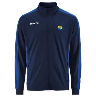 Craft Evolve 2.0 Contrast Full Zip jakke i Navy - Incl. Lille KTHK logo på v/bryst