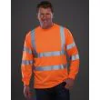 YOKO YK420 Hi-Vis langærmet T-shirts med reflekser