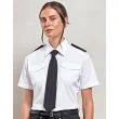 Premier PW312 Pilot kort ærmet skjorte til kvinder
