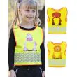 Korntex KX119K Børne sikkerhedsvest markeringsvest med dyrmotiver og refleksdetaljer