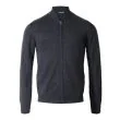 Clipper 50107 milan strikcardigan med merinould, cardigan bomber Herre