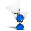 Byon Clear-blue Glass Spice 2pcs/set / Drikkeglas