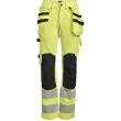Jobman 2271 Håndværkerbukser stretch Hi-Vis dame