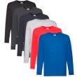 Fruit of the Loom Børne langærmet T-shirts F240K, Kids´ Valueweight Long Sleeve T