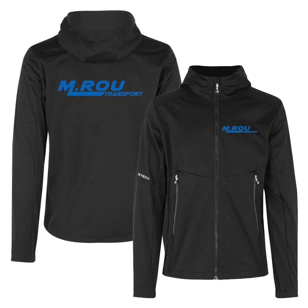 ID 0836 Softshell jakke ( Incl. lille M. Rou Transport logo på v/bryst og stort logo på Ryg )