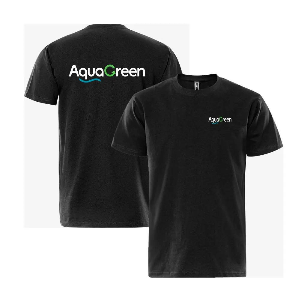 Acode T-shirts 1911 BSJ i Sort ( Incl. lille AquaGreen logo på v/Bryst og stort logo på Ryg )