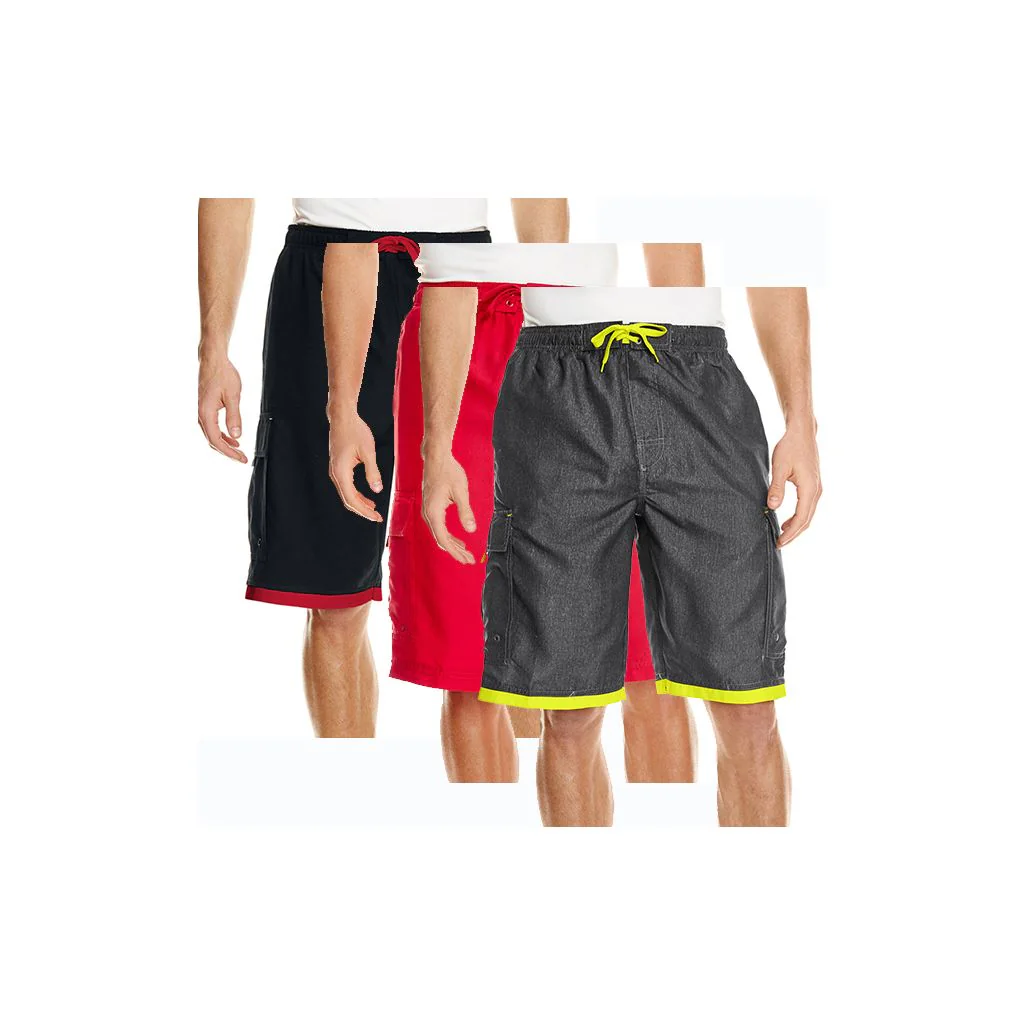 Burnside BU9401, Bukser Striped Swim Trunks