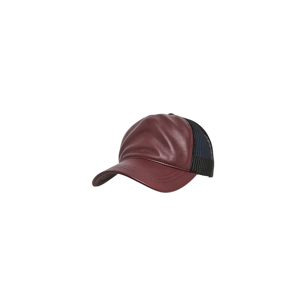 FLEXFIT FX6606LT, Caps Leather Trucker Cap