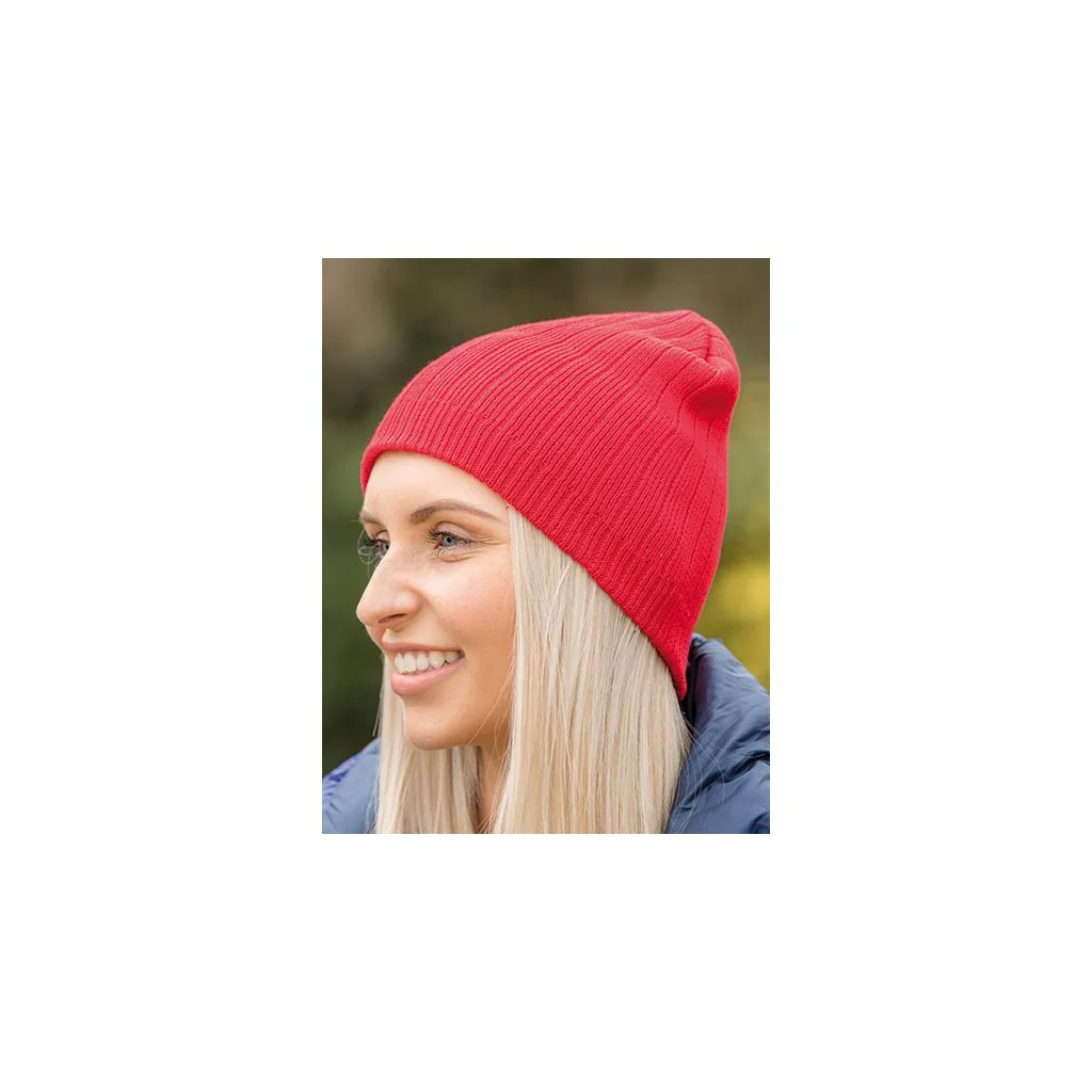 Result Winter Essentials RC74, Huer Cotton Knitted Beanie
