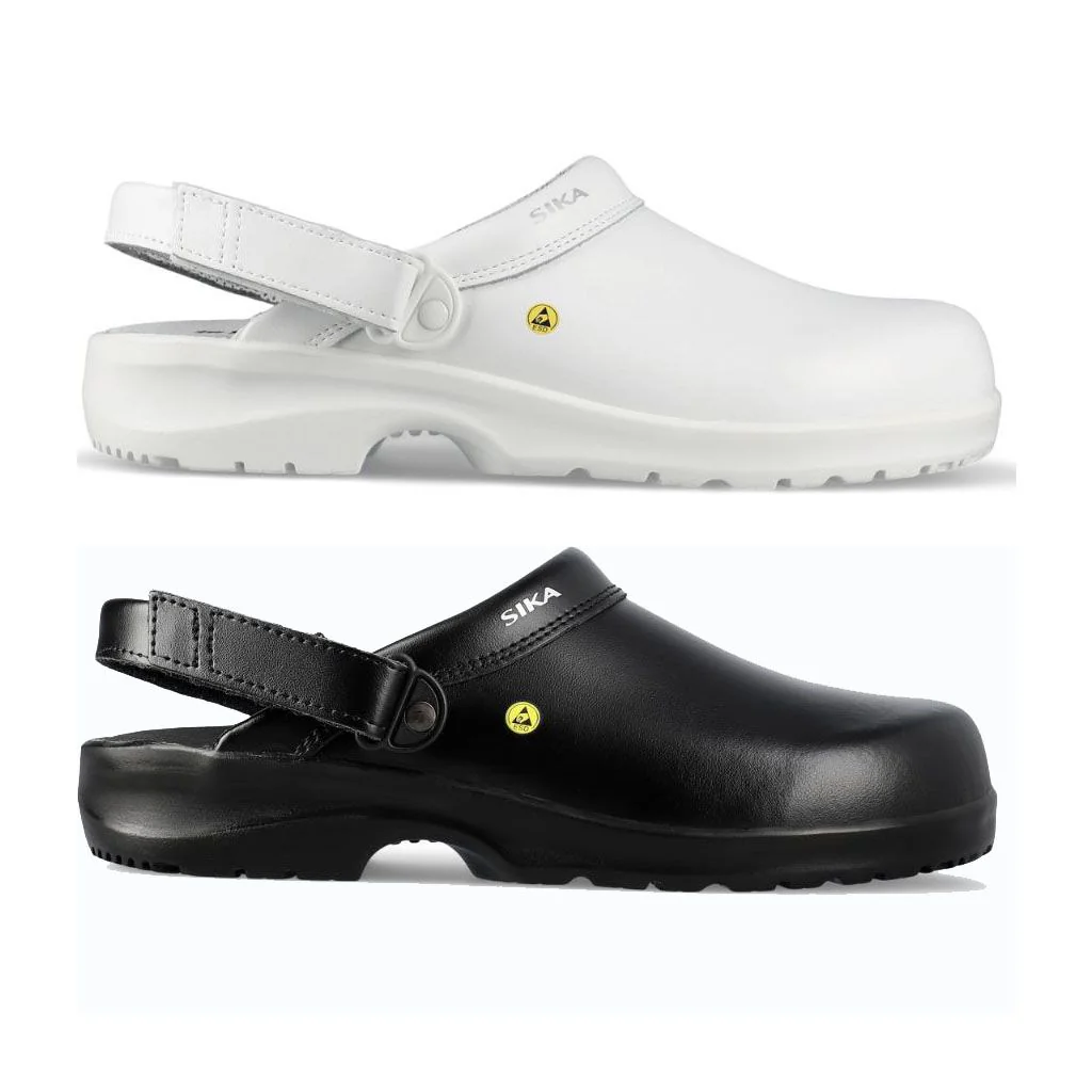 Sika 19467 Fusion Clog ESD Træsko med hælrem OB SRC