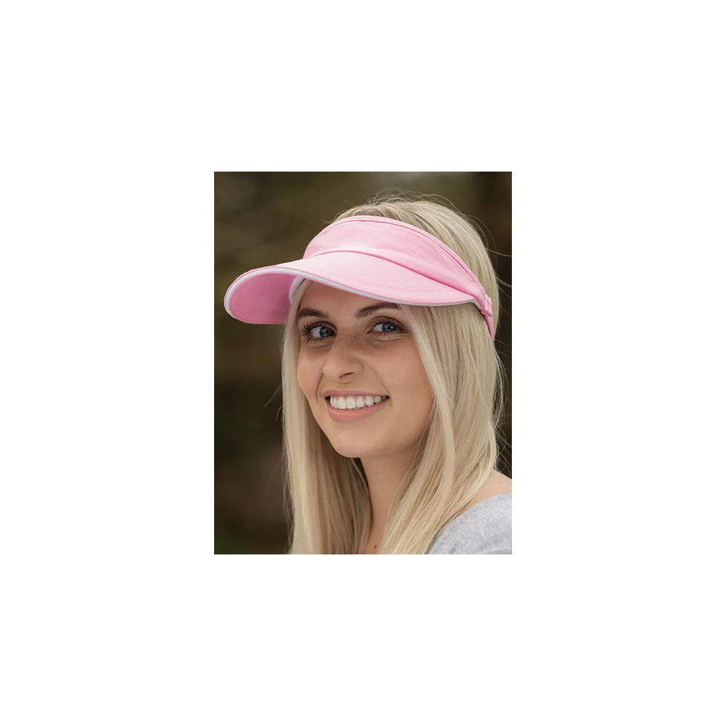 Result Headwear RH48, Solskygge, Herringbone Sun Visor With Sandwich Peak