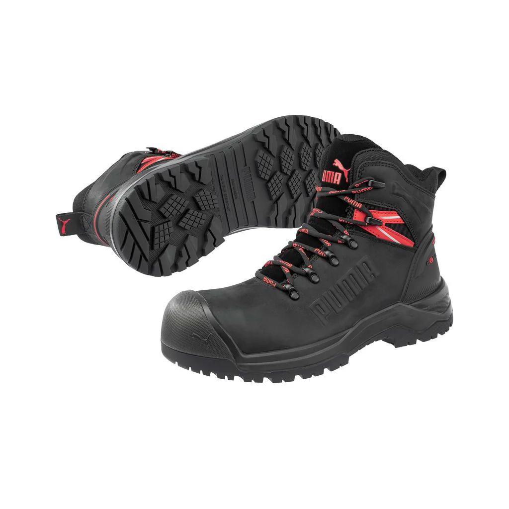 Puma Iron HD Black MID Sikkerhedsstøvlet S3S