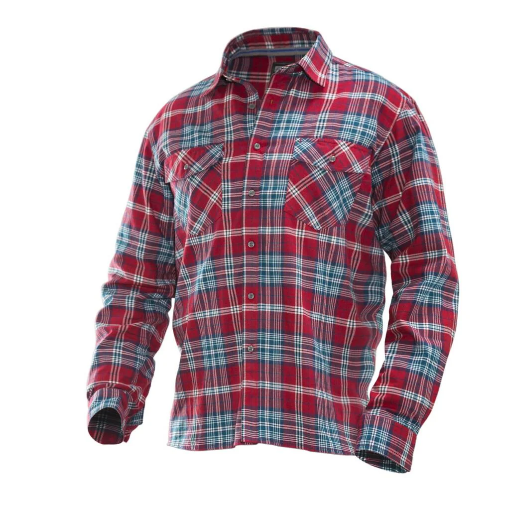 Jobman 5138 Flannelsskjorte - Skjorte med 2 brystlommer
