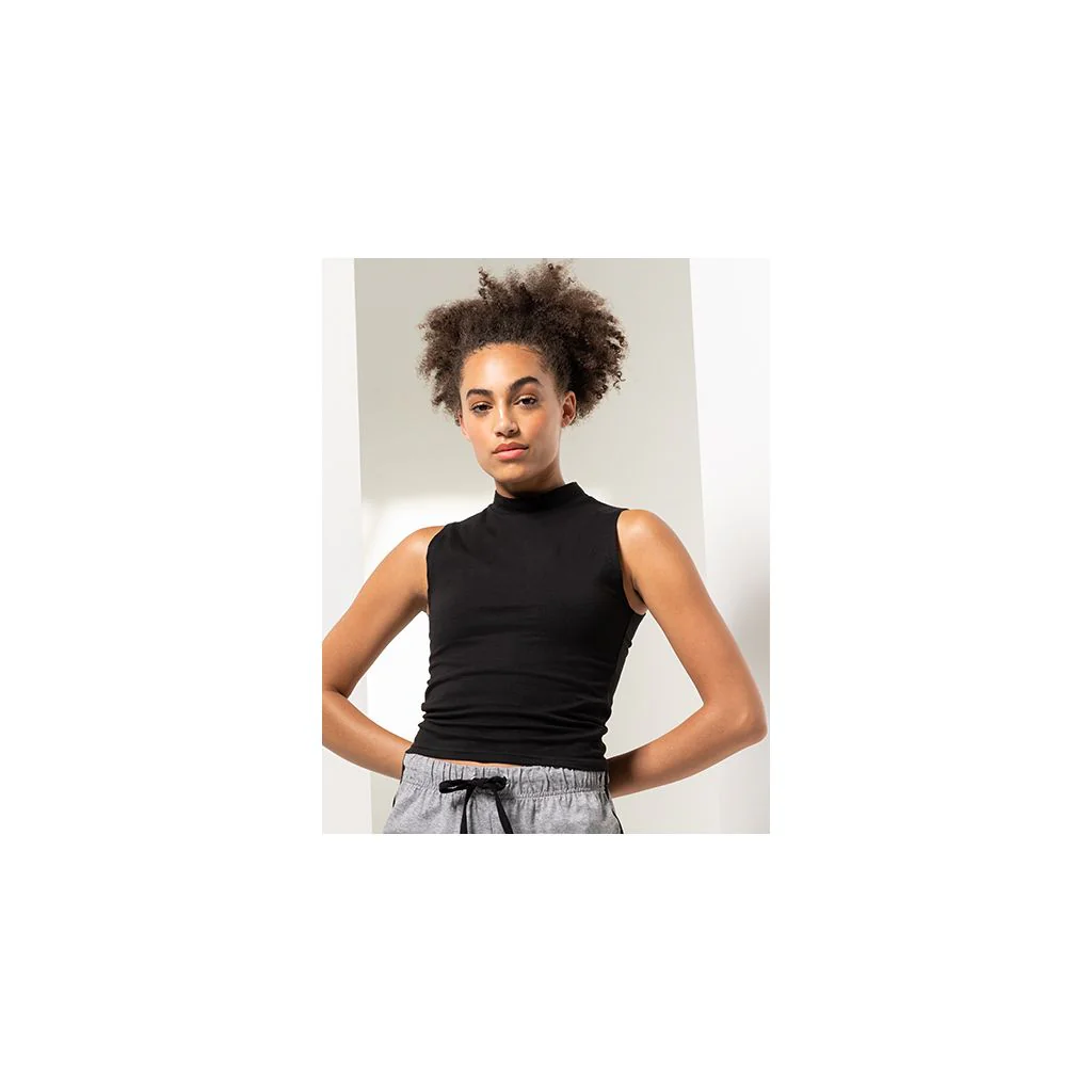 SF Women SF170, T-shirts Women´s High Neck Crop Vest
