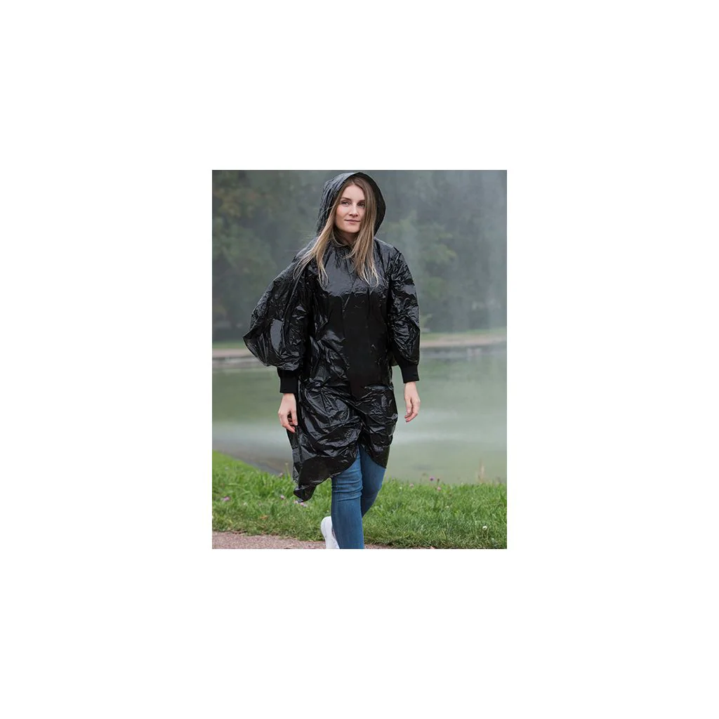 Korntex KX107, Regn poncho Disposable Raining Poncho Sumatra Adults/Kids