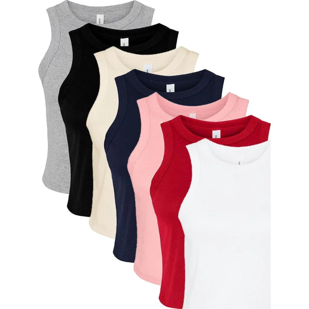 Bella BL1019 Women´s Micro Rib Racer Tank