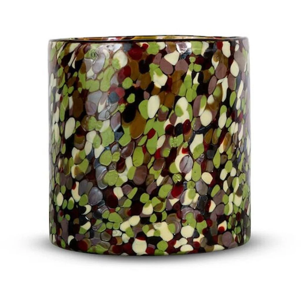 Byon Multi-green Vase/Lysestage Calore M / Lysestage