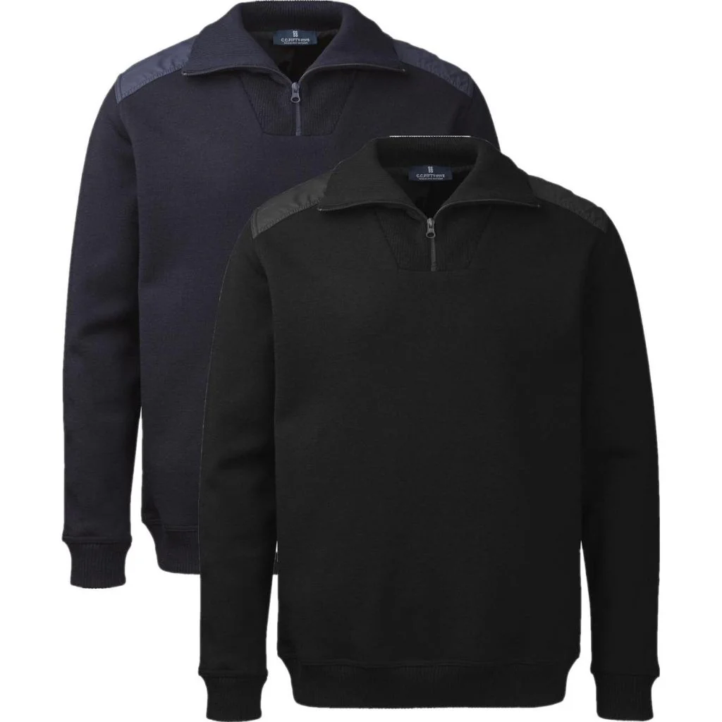 CC55 50211 bremen pullover 1/4 zip windbreaker Herre