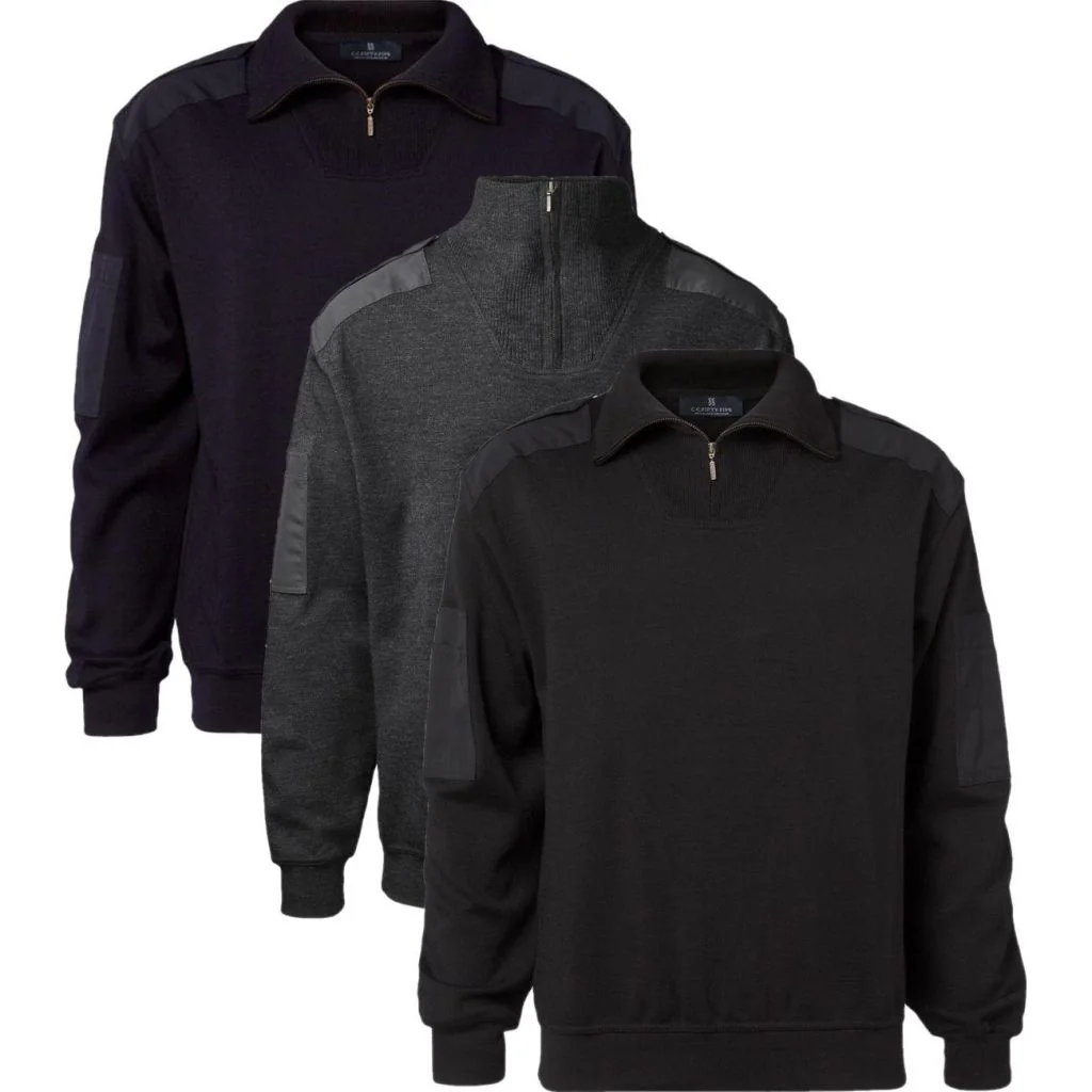 CC55 50221 oslo nato pullover 1/4 zip Herre