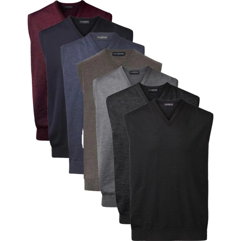 Clipper 50105 milan slipover v neck Herre