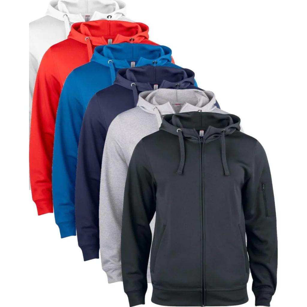 Clique 21014 Basic Active Hoody Full Zip  / Hættetrøje