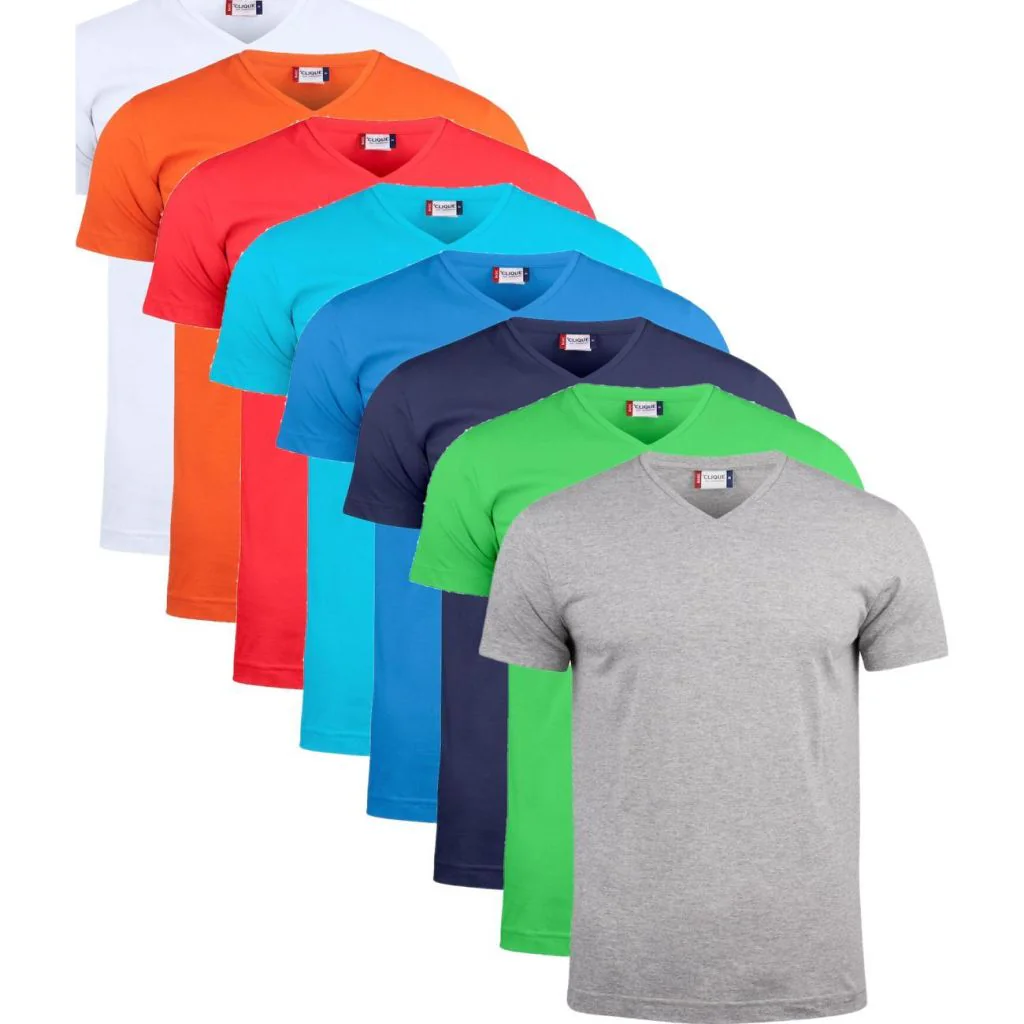 Clique Basic-T Unisex V-Hals T-shirts 29035