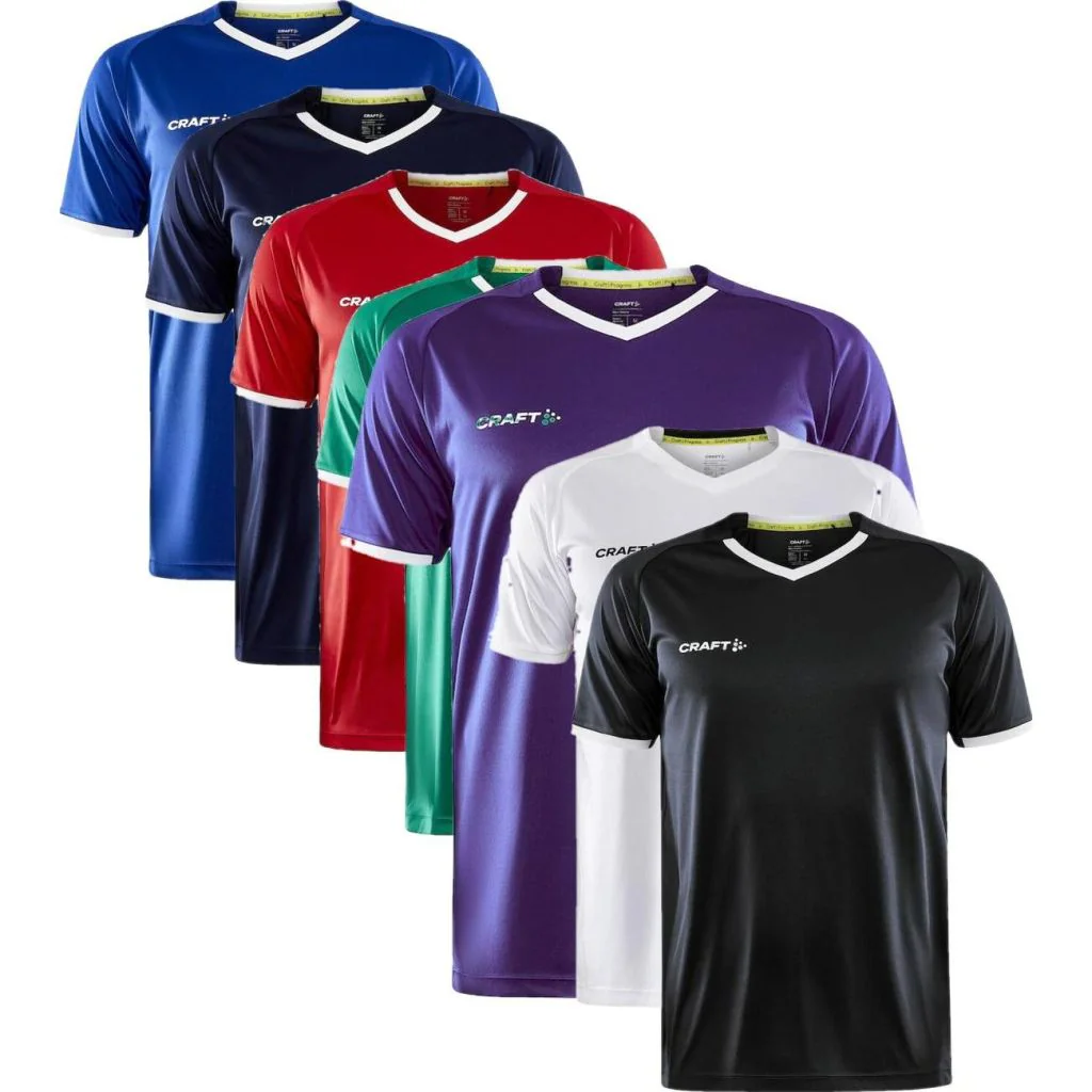 Craft Progress 2.0 Solid Jersey Herre Spillertrøje Med V-hals 1910172