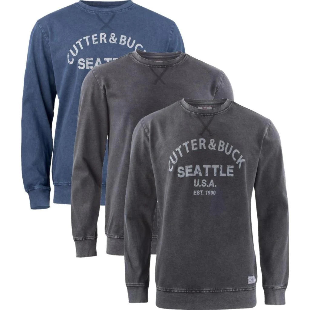 Cutter & Buck 358410 Thorp Denim Crew