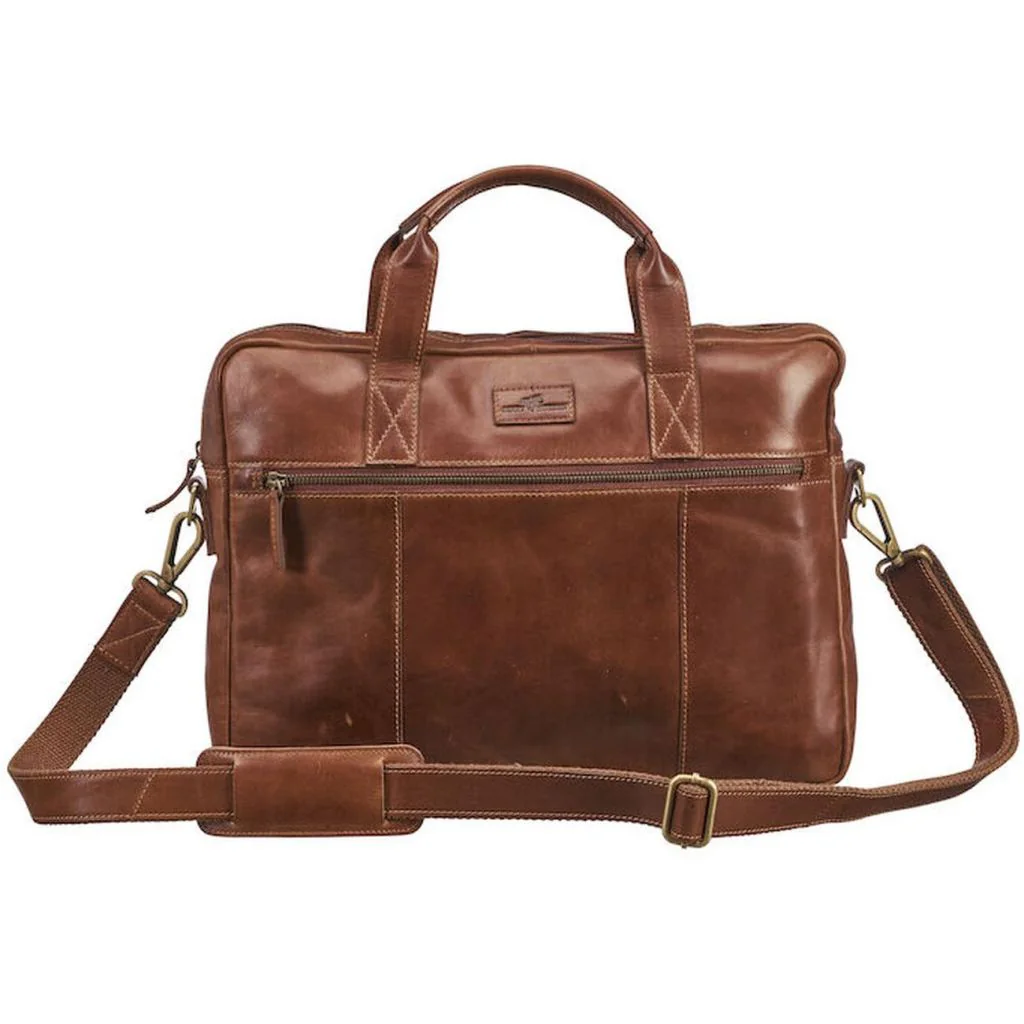Derby of Sweden 158951 Leather Line Briefcase