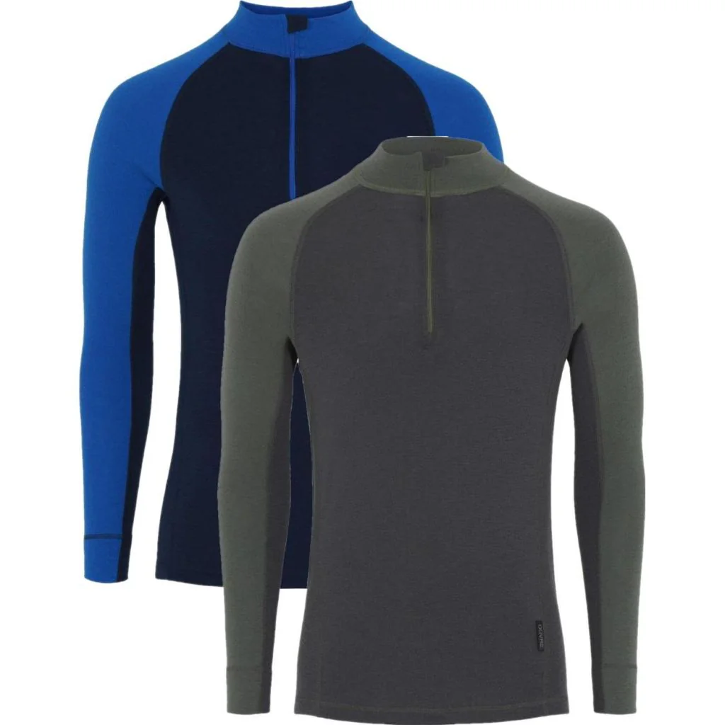 Dovre Wool LS Zip organic