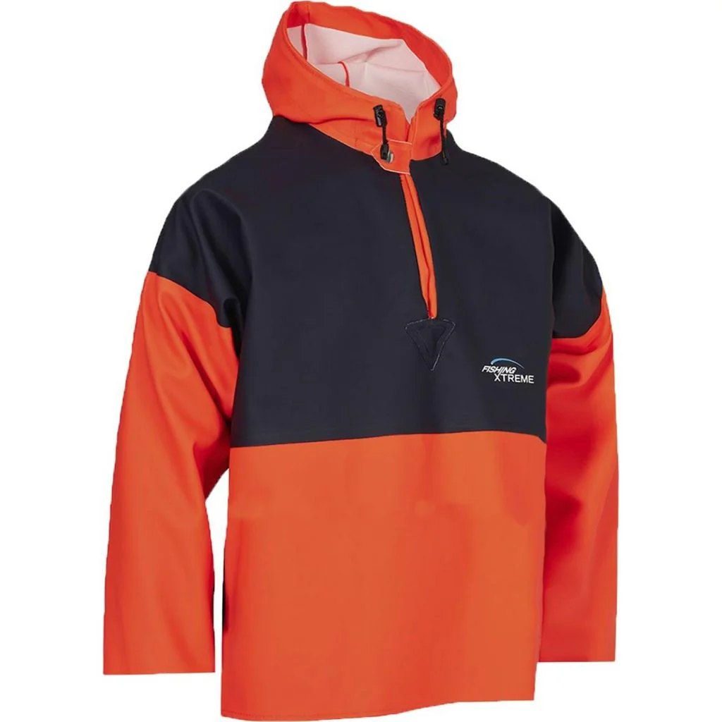 Elka 177102JFX Fishing Xtreme 2-Farvet Busseronne - Junior / børne regnjakke / regnbusseronne