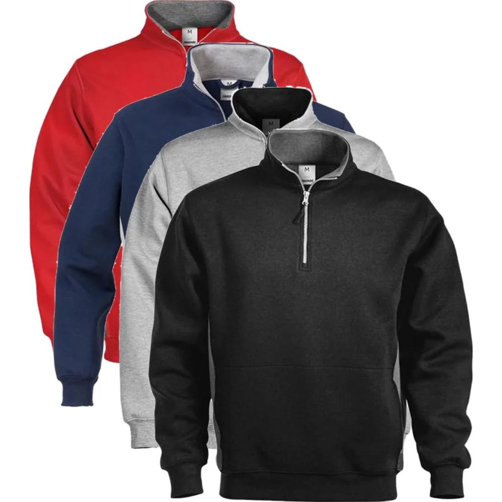 Fristads 100209 Acode Sweatshirt med lynlås / Arbejdstrøje