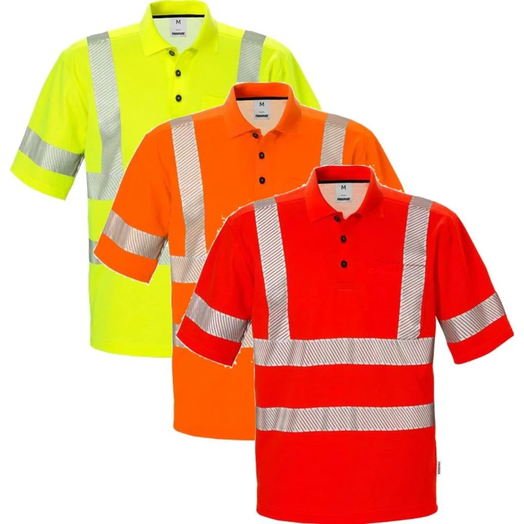Fristads 100972 Hi Vis Poloshirt kl.3 7406