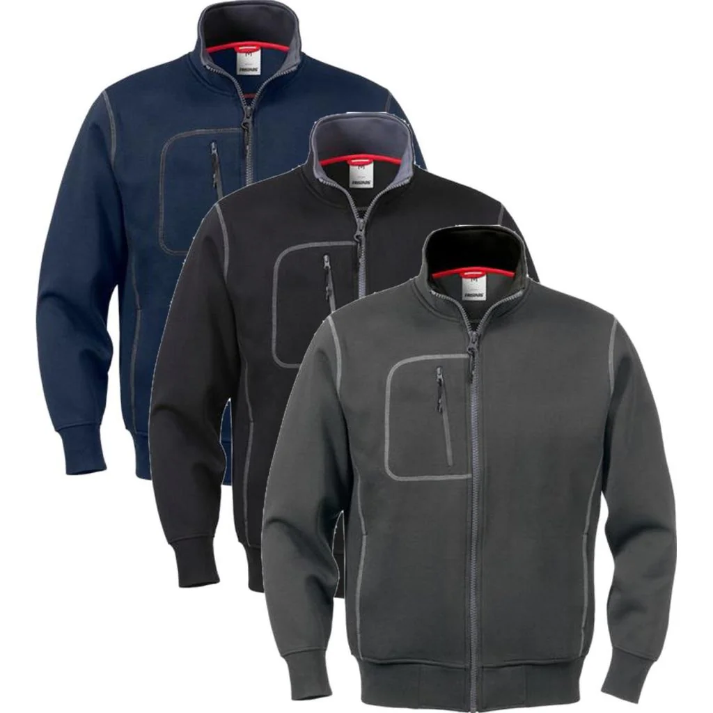 Fristads 110169 Acode Sweatshirt jakke, herre / Arbejdstrøje