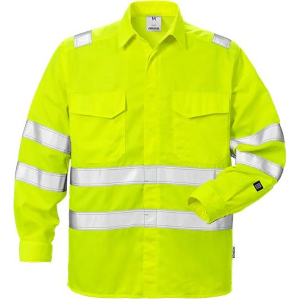 Fristads 124176 Hi Vis Skjorte kl.3 7049 / Arbejdsskjorte
