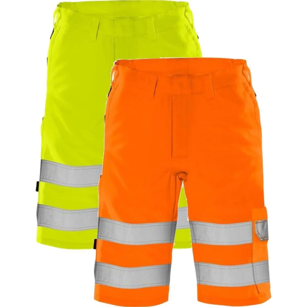 Fristads 134240 HiVis Green shorts kl.2 2650 GPLU / Arbejdsshorts