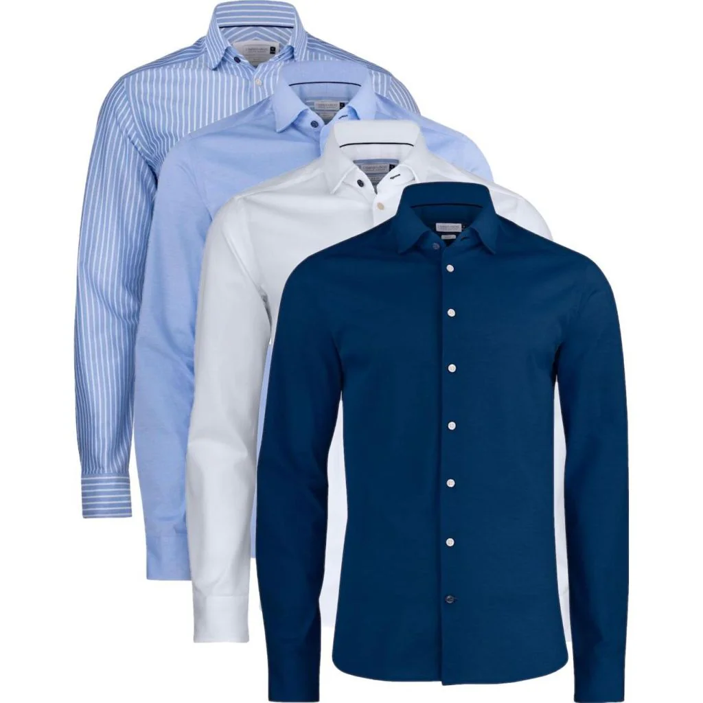 J. Harvest & Frost 2903402 Indigo Bow 34 slim / Skjorte