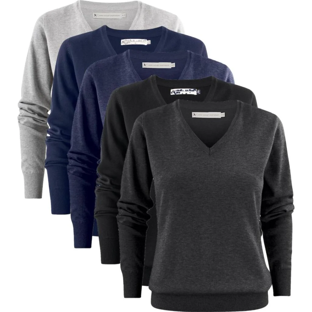 James Harvest 2122505 Ashland V dame / Striktrøje / Trøje