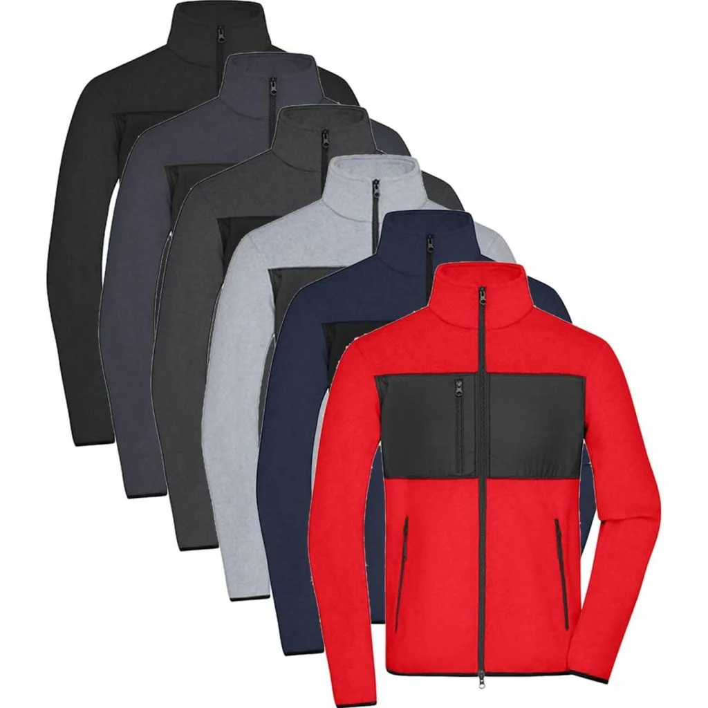 James & Nicholson Herre Fleecejakke JN1312 