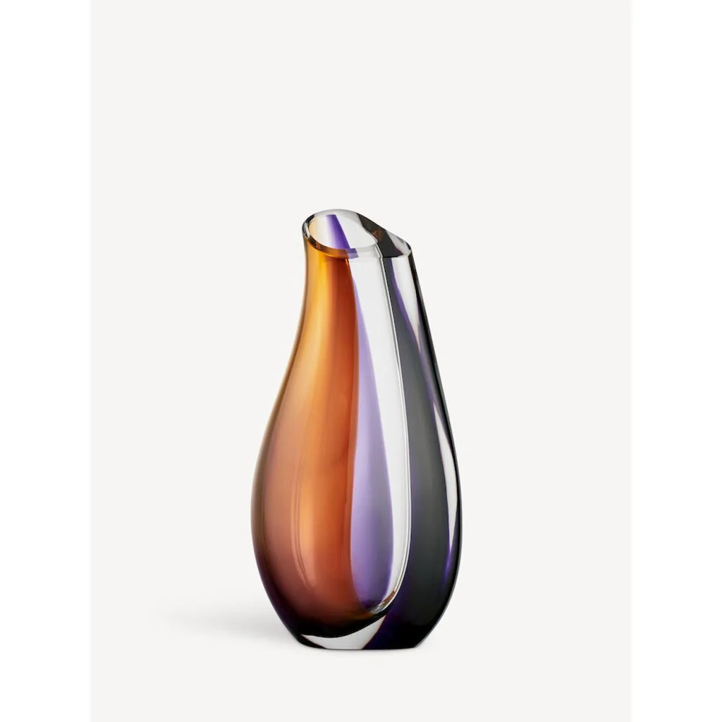Kosta Boda Orchid Vase Lilac/Amber, Gw Ac-08