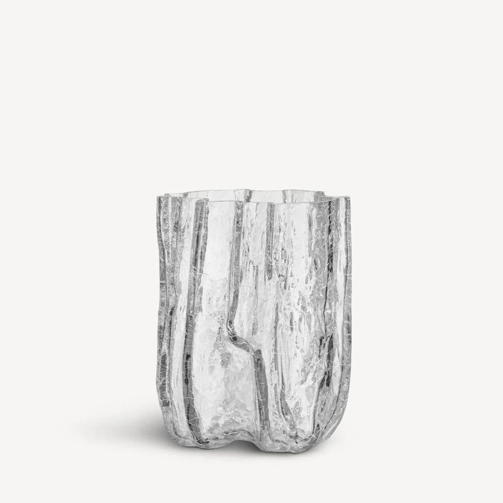 Kosta Boda Crackle Large Vase H 280 Mm Ø 210 Mm