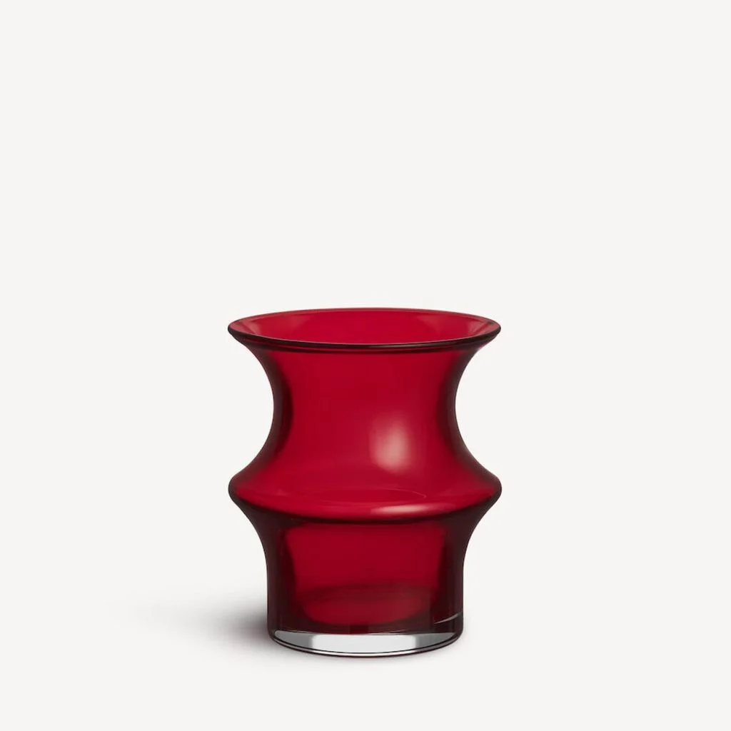 Kosta Boda Pagod Vase Red 167Mm